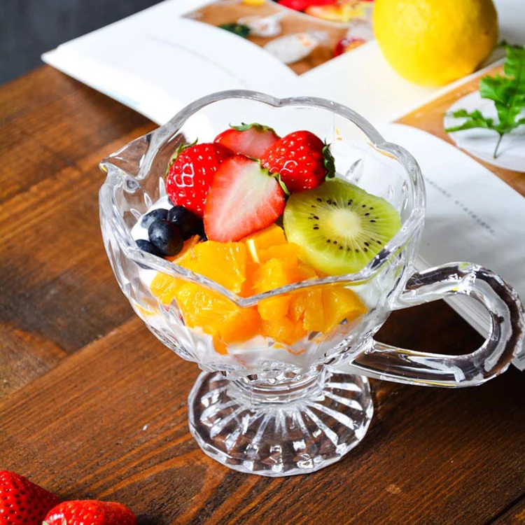 

Dessert Cups Clear Plastic Pudding Cups Mini Parfait Cup Reusable Serving Bowl for Party Kitchen Ice Cream Glass Cup
