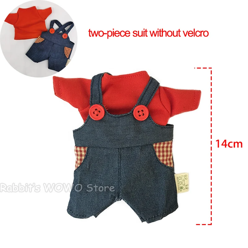 30cm Doll Clothes for Rabbit/Cat/Bear Plush Toys Skirt Sweater Suit Accessories for 1/6 BJD Dolls Gifts for Girls Children 11