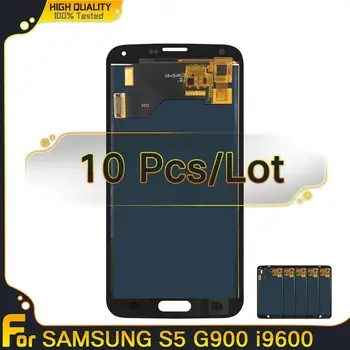 

100% Test Lcd for Samsung Galaxy 4G S5 i9600 G900 G900M G900F Lcd Display Touch Screen Digitizer Assembly LCD Screen Replacement