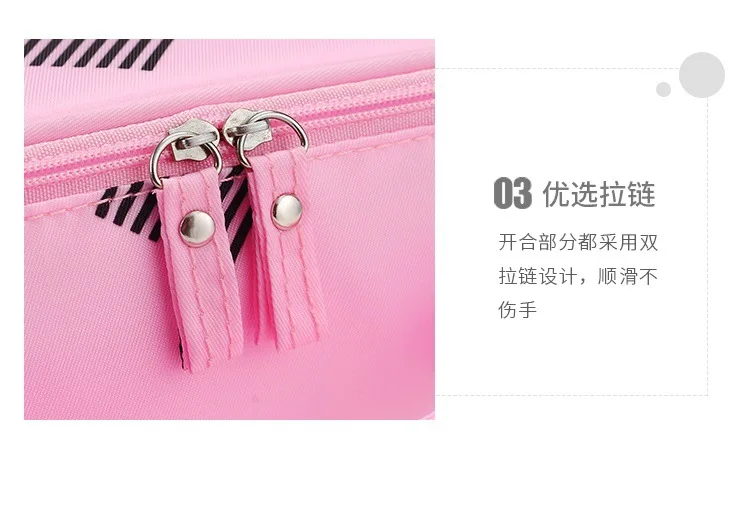 South Korea Cute Hand Waterproof Portable Cosmetic Bag Large Capacity Travel Cosmetics Storage Bag Wash Bag