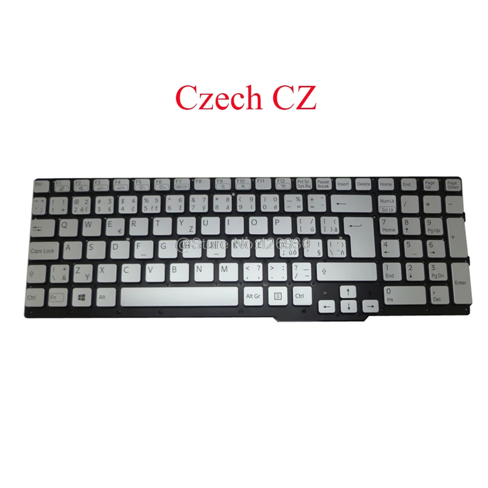 Ноутбук CZ FR IT HU клавиатура для SONY VAIO SVS15 149068511CZ 149015941FR 149067911IT Чешский французский
