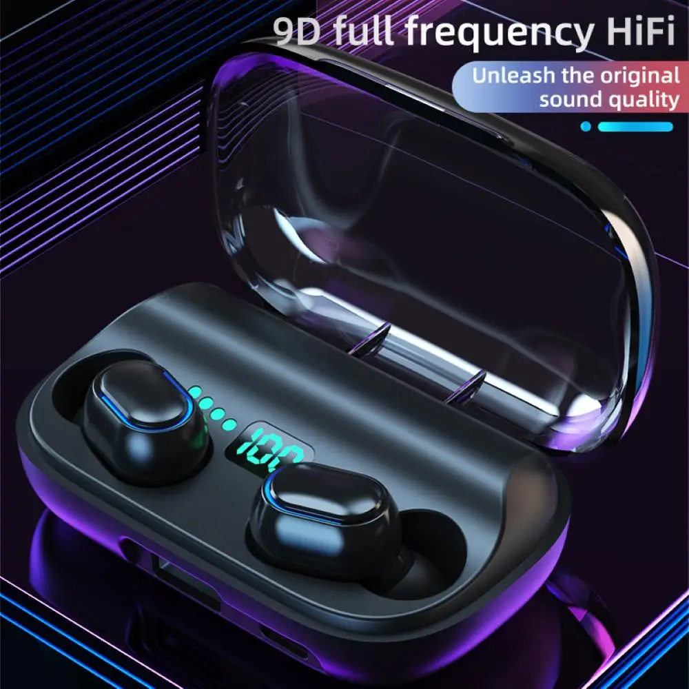 T11 TWS 9D Stereo Bluetooth Wireless Earphones HD Call Touch Earbuds Waterproof Headphones With Microphone For IOS Android phone |