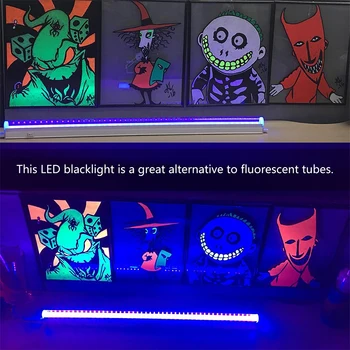 

Disco Light UV LED Blacklight Integrated Tube UV LED Violet Light Tube KTV Or Bar Party Club
