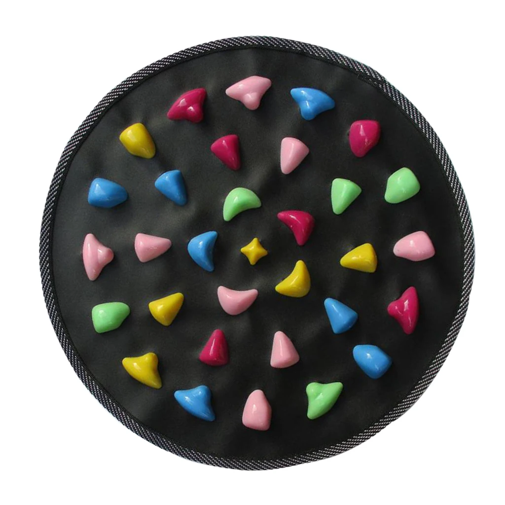 Foldable Reflexology Foot Walk Massager Mat Foot Leg Spa Cushion Massaging Carpet