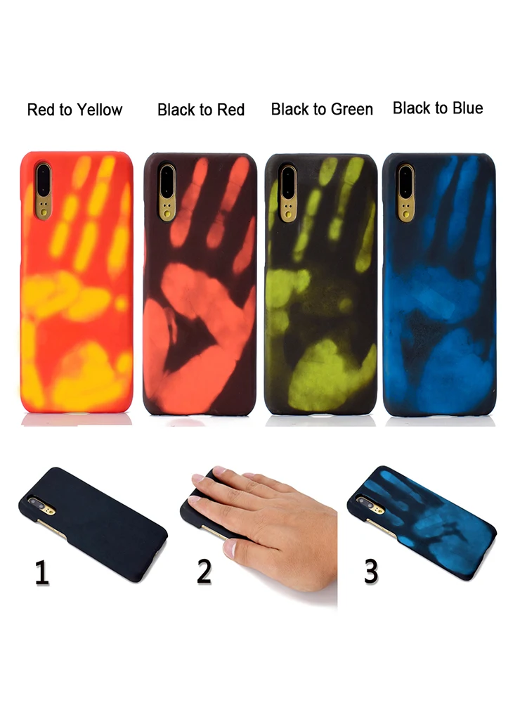 

Thermal Heat Induction phone Case For Xiaomi Redmi Note 7 5 7A 9T 9 se 4X 8 Case Fashion protective Silicone Back Coque Cover