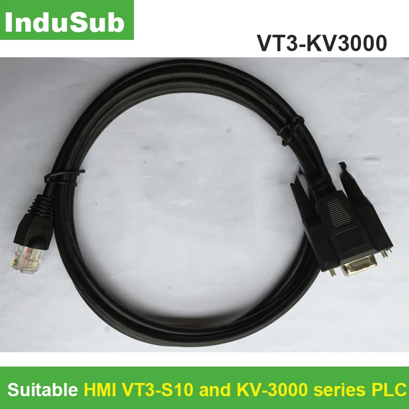 

Compatible VT3-KV3000 Communication Cable fits for HMI VT3-S10 and KV-3000 series PLC