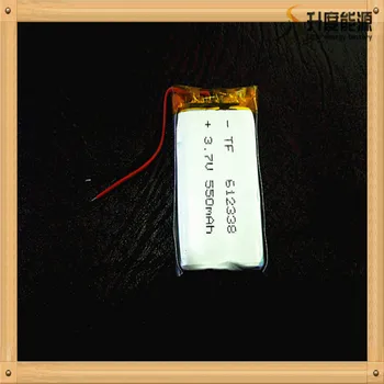 

(5pieces/lot) Free shipping 3.7V lithium polymer battery 612338 062238 MP3 DIY Speaker millet Bluetooth 550MAH