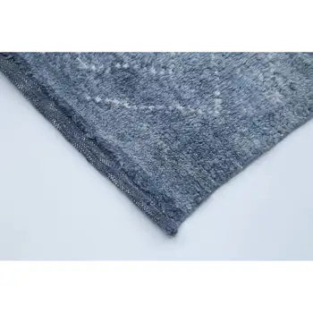

233x312 Cm Blue Handmade Moroccan Rug-8x10 Ft