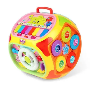 

Children Seven-Faceted Toy Table Baby Wisdom House Puzzle Music Study House Enlightenment Cognitive Toy music