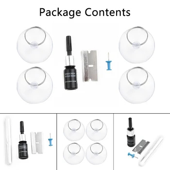

Auto Glass Crack Repair Tools Windscreen Corrector Plastic + Rubber Parts