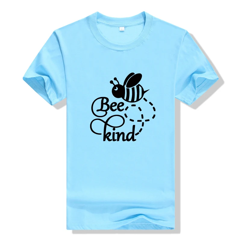 Bee kind Harajuku футболка Женская Повседневная Tumblr Графический Тройник Забавный лозунг
