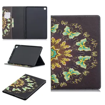 

cartoon print case for Samsung galaxy tab S5e 10.5 SM-T720 T725 tablet leather folio folding tablet cover