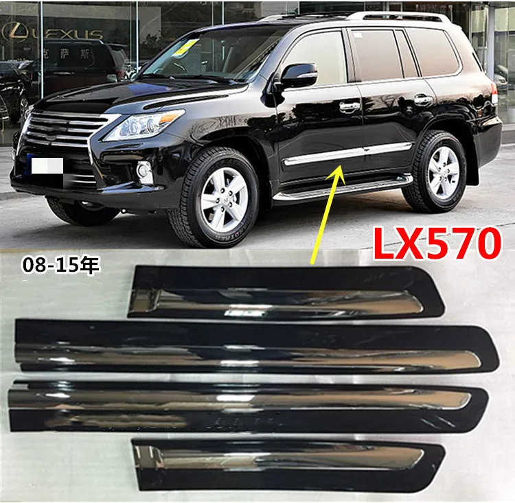 EOsuns автомобильные аксессуары кузова дверные пластины полоски защита для Lexus lx570 2008