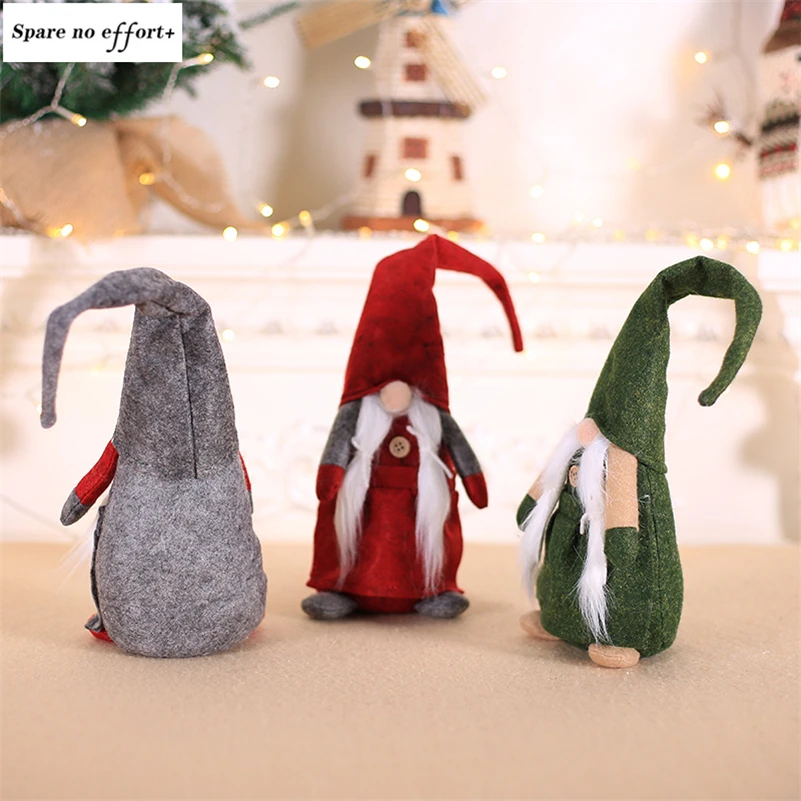Куклы Санта Клауса рождественские украшения для дома стоящая игрушка Navidad фигурка ребенка рождественские подарки год орнамент с рождественской елкой