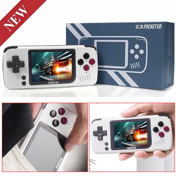 

PocketGo Pocket Go Portable Handheld Retro Video Game Console Player Gaming Portatil Mini Arcade Videogames Machine Retrogaming