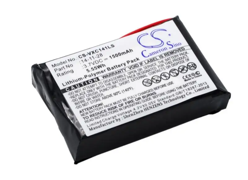 Cameron sino 1500mah аккумулятор для Ванкувера/XC-141K 14-11-28 система освещения батареи