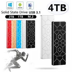 Nvme 4 TO Externe 2 TO SSD de 1 TO Portable Disque dur SSD USB 3.1 ssd externe Typc C Portable Disque dur ssd hd 2 to disco SSD 