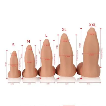 Large Animal Dildo Realistic Design With Suction Cup Fake Penis Consoladores Femenino,Anal Dildos Butt Plugs Sex Toy for Woman 2
