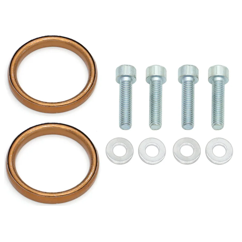 Exhaust Gasket Studs Bolts Header Zinc for Yamaha YBR 125 2005 2006