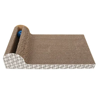 

1PC Comfortable Corrugated scratch board with Catnip for Kitty Kitten