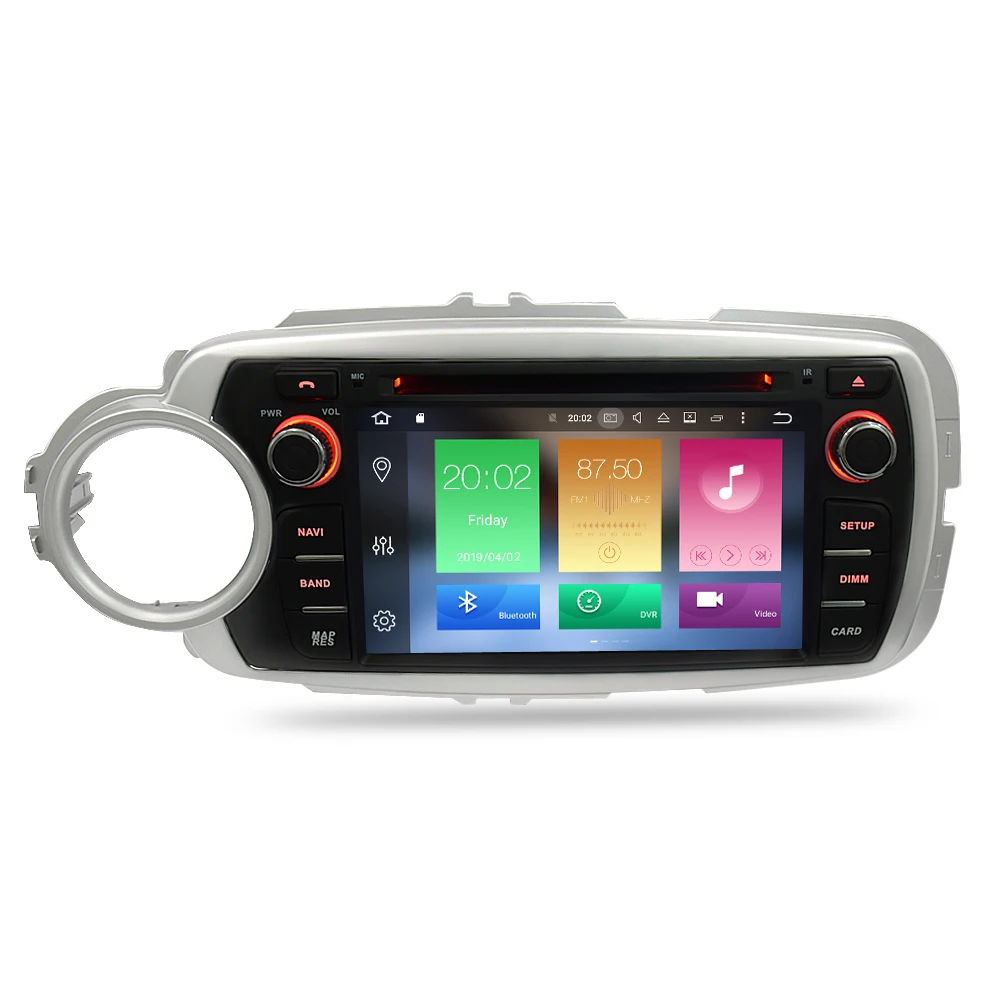 Android 10,0 стерео для Toyota Yaris 2012 2013 Авто Радио FM DVD видео gps навигация WiFi камера заднего вида