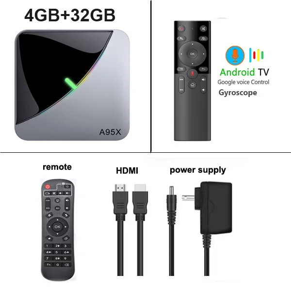 ТВ-приставка A95X F3 Air droid 9,0 Amlogic S905X3 4G ram 32GB 64GB quad core 2,4G/5 GHz Wifi BT H.265 4K Youtube A95X F3 телеприставка - Цвет: 4GB 32GB HCY17D