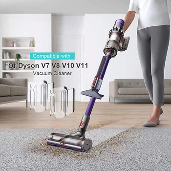 

For Dyson Attachment Clip Vacuum Cleaner Sweeper Transparent Holder Non slip