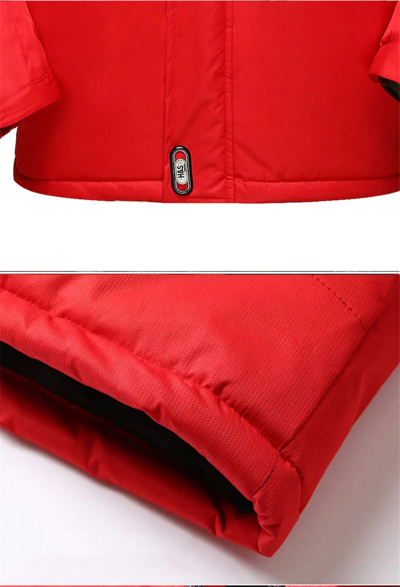 North Winter Jacket Men New Reflective Strips Windproof Face Comfortable Coats Outdoor Sports Plus Size Christmas Parka