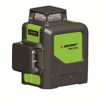 

SW-332G Laser Level 360 Green Red Laser Beam 8 lines Rotary Self-leveling Vertical Horizontal Cross line laser tile tool Outdoor