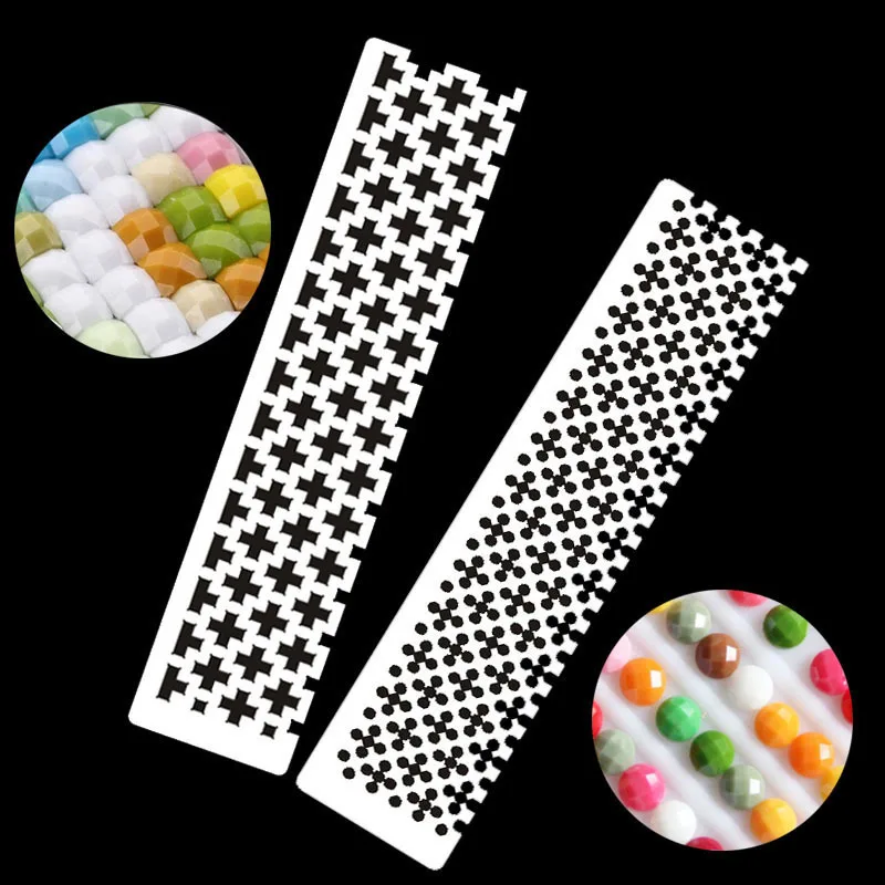 1PC Stainless Steel Diamond Painting Ruler Fix Tools Diamond Embroidery DIY Mosaic Adjustment Corretor Cross Stitch Tools