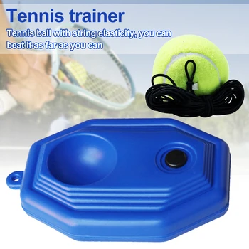 

Tennis Trainer Exercise Practice Balls Single Person Indoor Outdoor Rebound With String Baseboard Kick Back Sport Self-study
