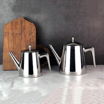 

Teapot Coffee Pot Water Kettle with Filter 304 Stainless Steel Thick Wall Applied on Induction Cooker