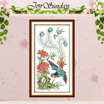 

Phoenix & Flower Counted Cross Stitch 11CT 14CT Cross Stitch Sets Wholesale Chinese Cross-stitch Kits Embroidery Needlework