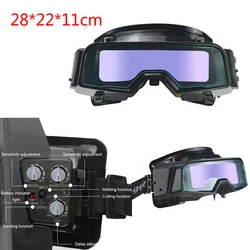 Masques de soudage avec lunettes de protection en verre, protection contre les rayons UV, casque de soudage automatique, lunettes assombrissantes, collection TX R01 