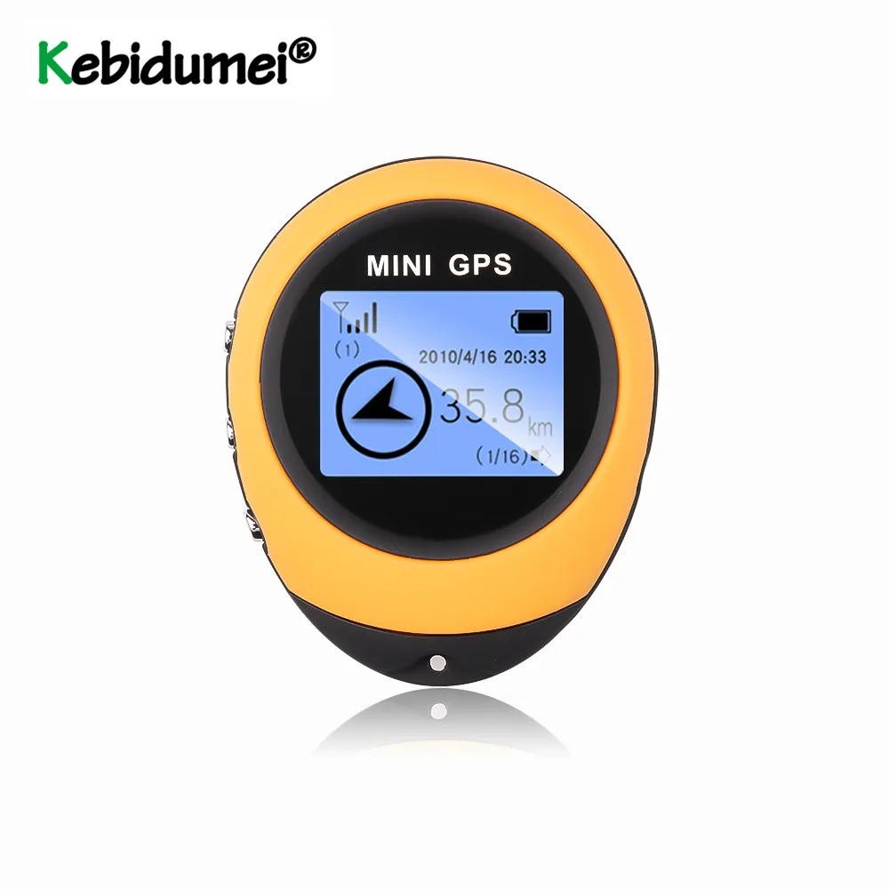 KEBIDU-minirreceptor de navegación GPS, rastreador de localización portátil recargable por USB para Brújula de viajero