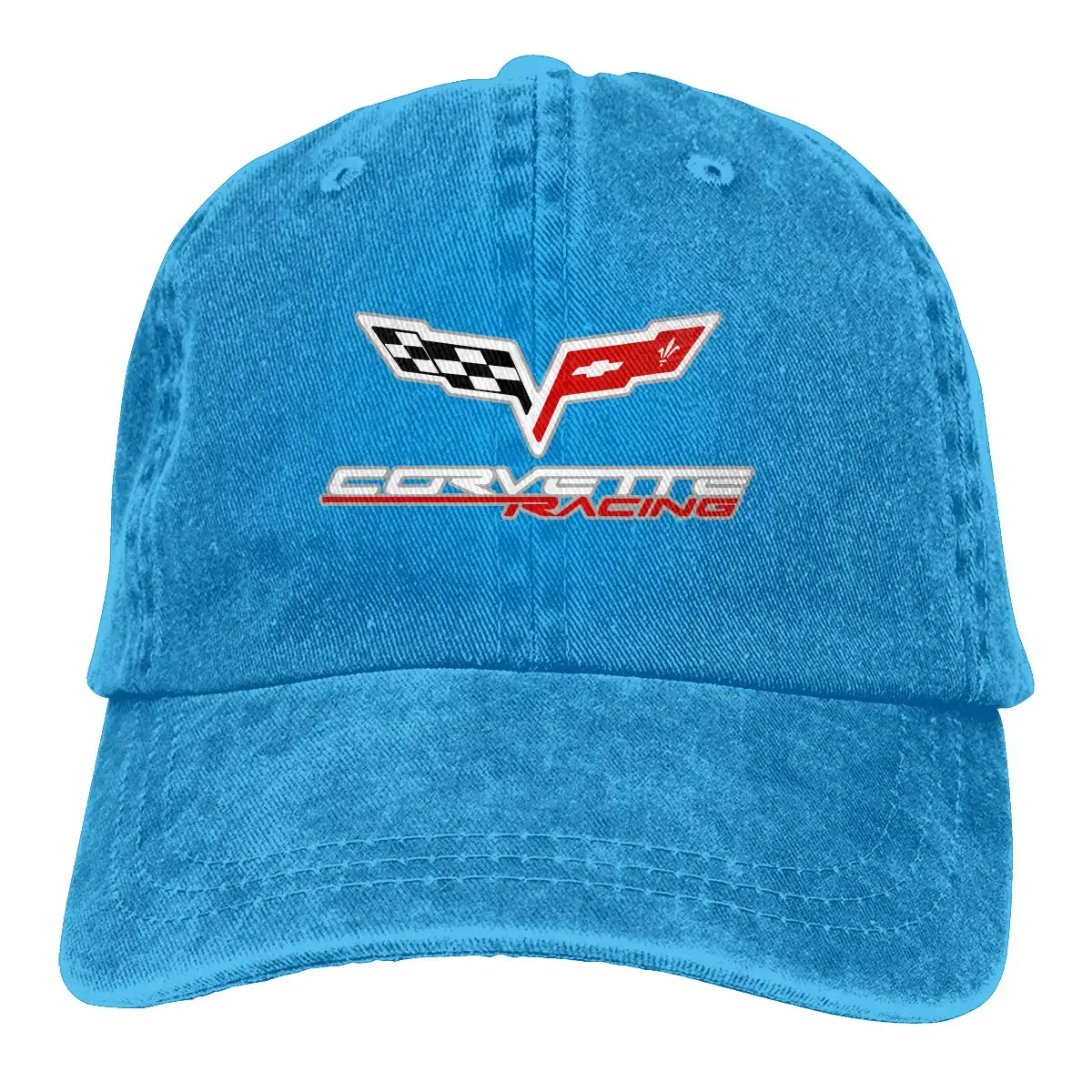 Бейсболка унисекс с логотипом Corvette, винтажная Регулируемая Кепка для папы