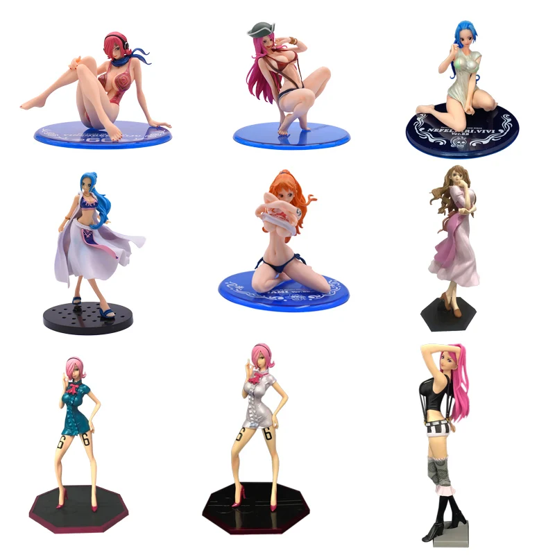

One Piece Figure Nami Vinsmoke Reiju DX Girl ViVi Jewelry Bonne PVC Action Figure Doll Collectible Model Toy Christmas Gift