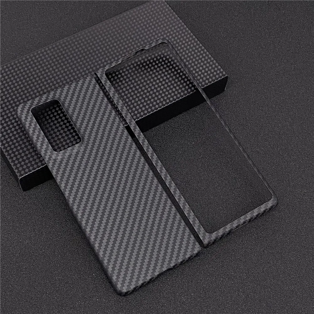Pure Carbon Fiber Phone Cover for Samsung Galaxy Z Fold 2 Carbon Fiber Case Z Fold 2 5G SM F916B SM F916N Hard Cover Case