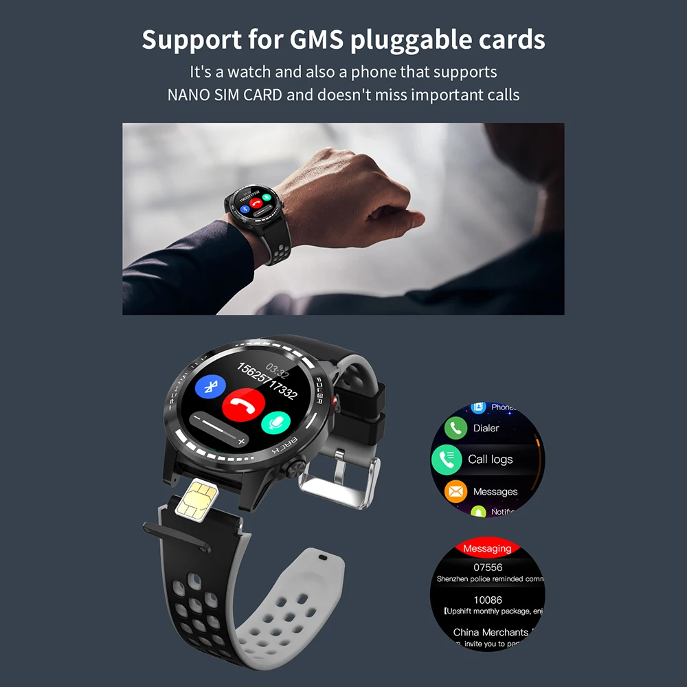 LEMFO M7S GPS Смарт часы Для мужчин с мобильными микрoуправлением слушения монитор