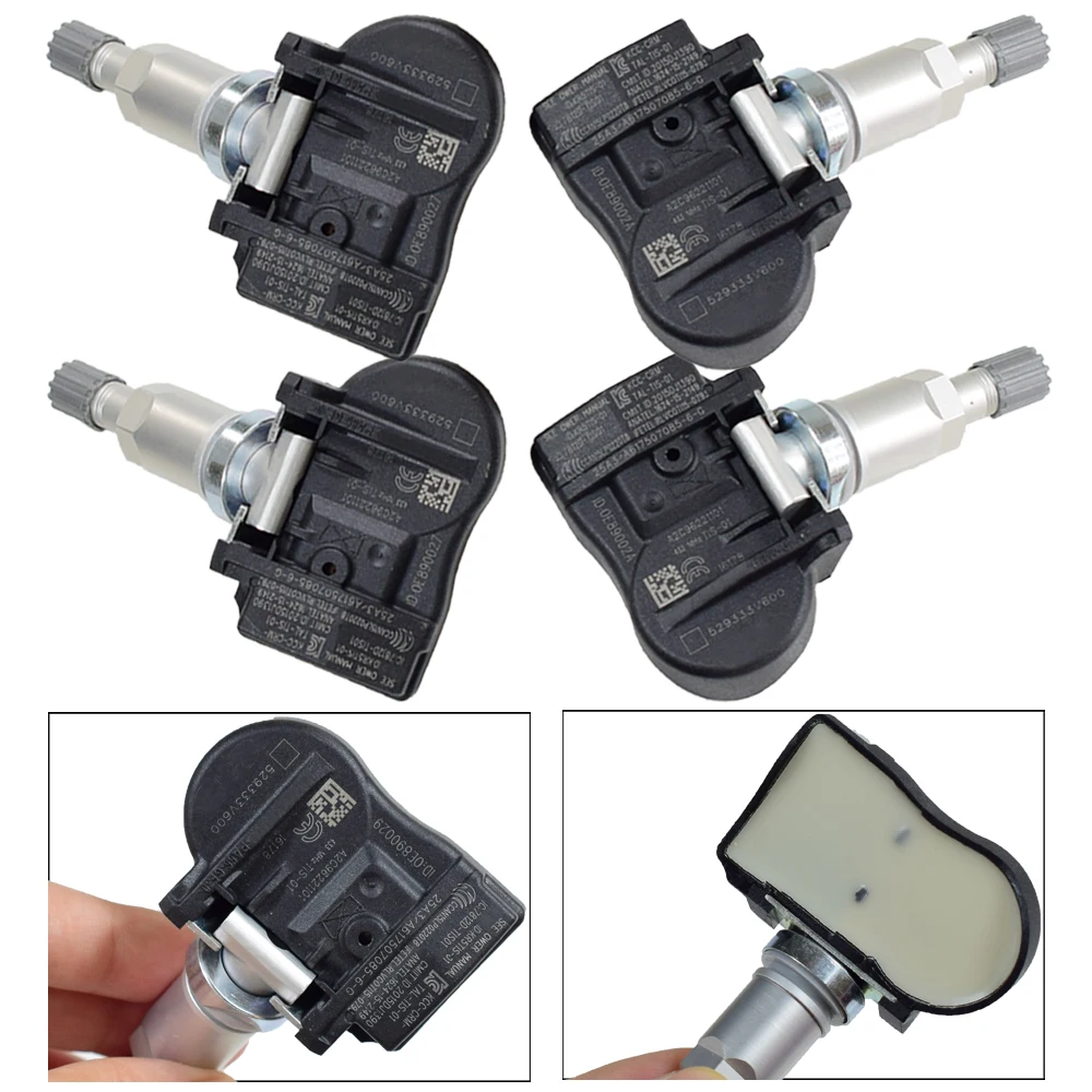 4 шт. 52933-3V600 529333V600 Автомобильный датчик TPMS Датчик давления в шинах датчик системы для Kia hyundai Grandeur i40 Azera 433 МГц