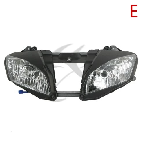 Передние фары для мотоцикла свет лампы в сборе для Yamaha Kawasaki Honda CBR600 F4i CBR900RR CBR919RR - Цвет: E