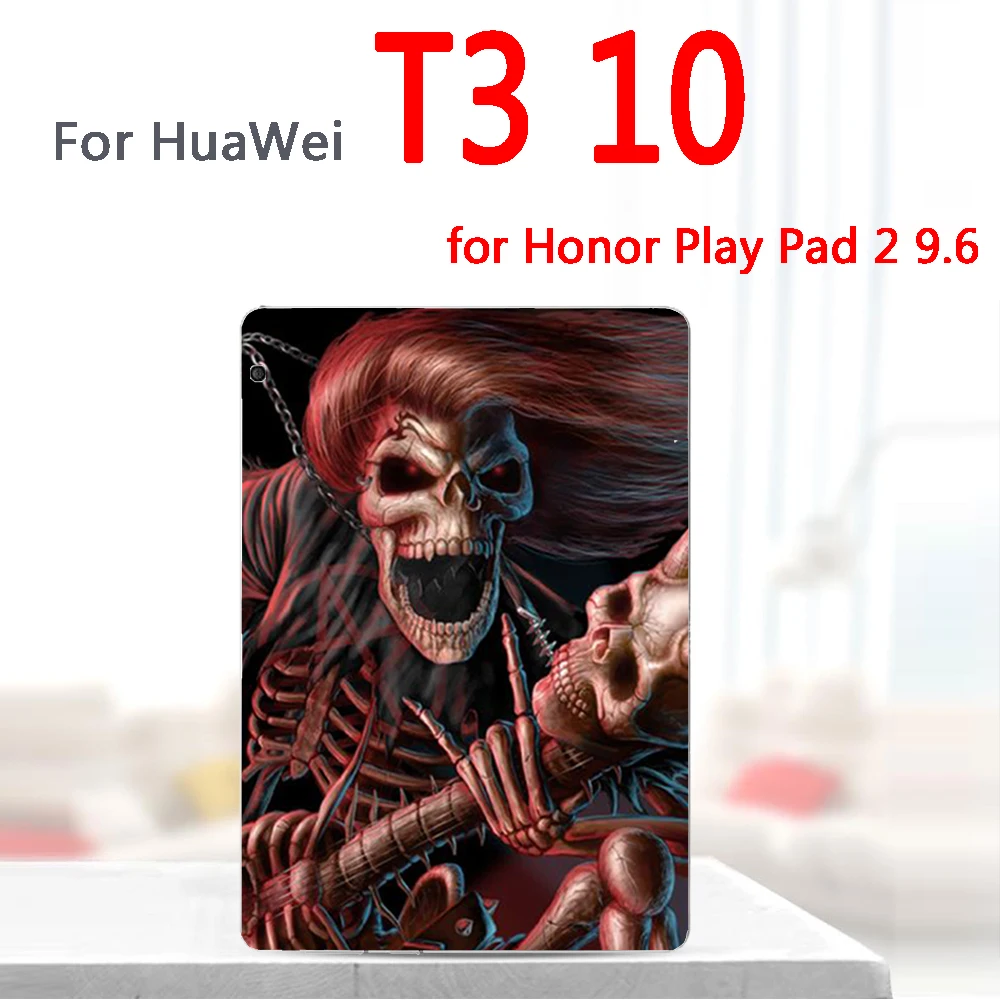 T3-10 -ku lou tou Роспись Tablet крышка для huawei Mediapad Медиа Pad T3 10 8 7 3g 7g3 AGS-W09 L09 KOB-L09 W09 для игровой площадки 2 9,6 8 силиконовый чехол - Цвет: T3-10 -ku lou tou
