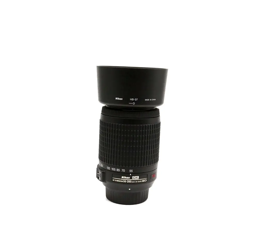 Зум объектив Nikkor б/у Nikon 55 200 мм f/4 5 6G ED IF AF S DX VR [вибрирование]|Объективы для