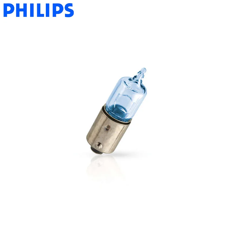 Philips H6W 12V 6W BAX9s White Vision 4000K автомобильный традиционный интерьерный светильник, автомобильные поворотные сигнальные лампы, лампы заднего хода 12036WHVB2, 2X