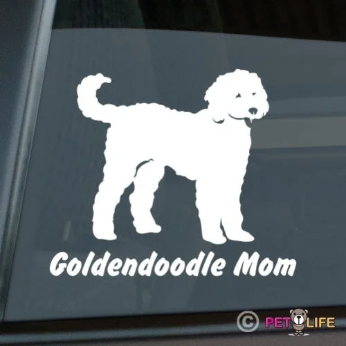 Goldendoodle мама стикер штамповочный станок из винила-каракули наклейка на компьютер