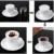 2020 New 16 Pcs Coffee Drawing Mold Fancy Natie Printing Model Coffee Foam Spray Cake Трафареты Сахарная пудра Сито Инструмент