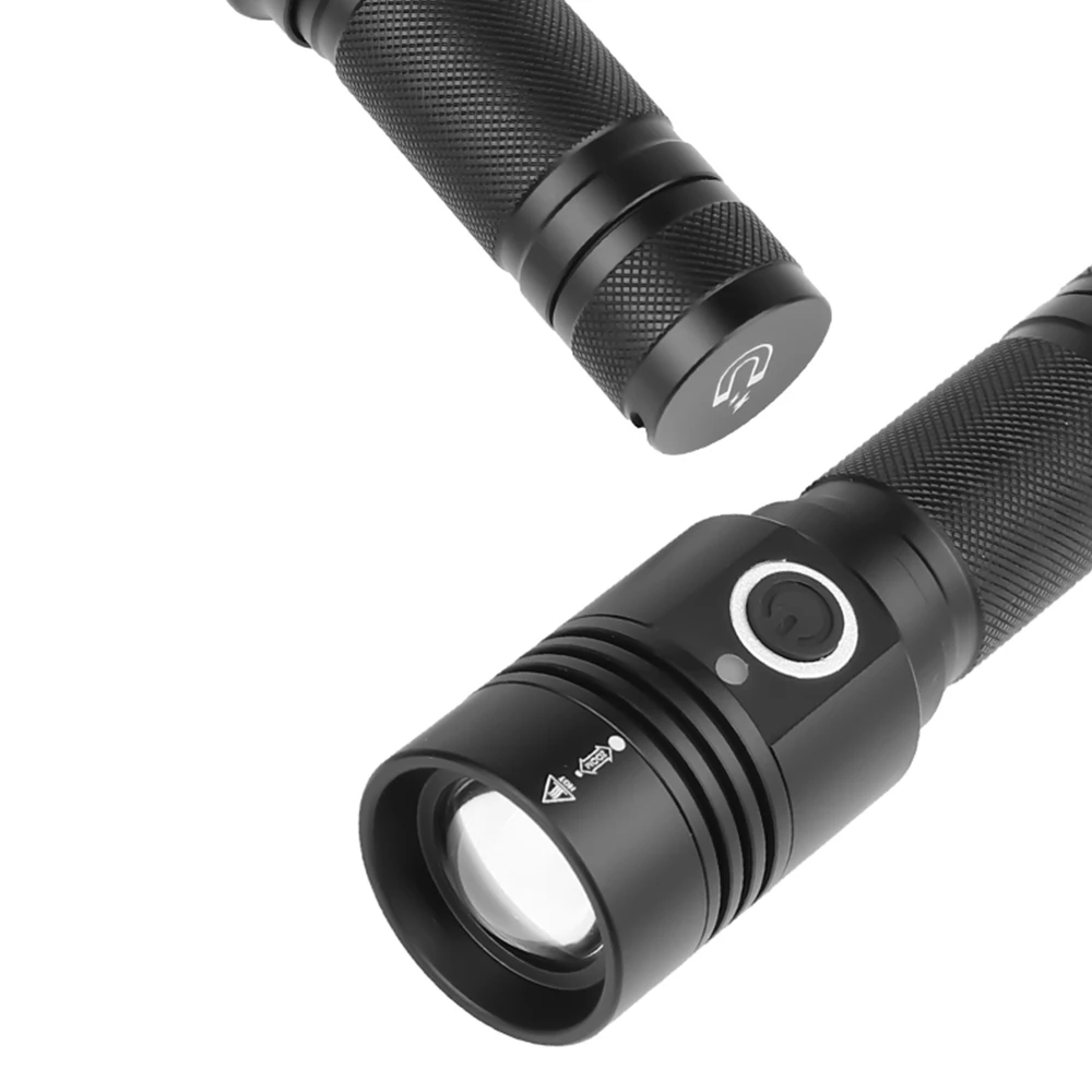 Фонарик ультра яркий xhp50.2 светодиодный фонарь USB Перезаряжаемый Фонарик масштабируемый светодиодный фонарик с 18650 батареей
