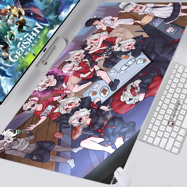 Mouse Pad Gaming Accessories ковер Speed Kawaii XXL Mousepad Varmilo Keyboard Otaku Cute Computer Desk Mat CS Mausepad