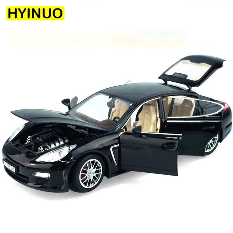 Black 1:18 крутая модель автомобиля игрушка Panamera Sport Vitesse литье под давлением гоночная классическая модель автомобиля коробка происхождения для подарок ребенку на Рождество коллекция - Цвет: Black