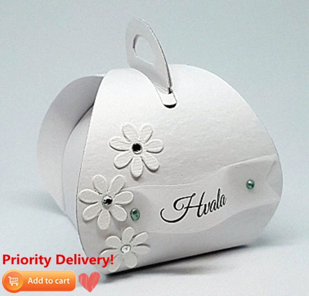  144*159mm Wedding Gift Box Die Metal Cutting Dies Stamps Cards 3D DIY Scrapbooking Craft Die Photo  - 32989607243